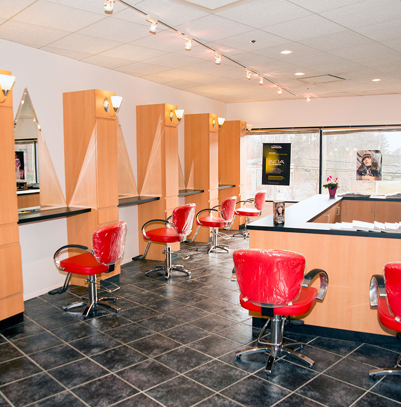 Red Salon and Color Bar styling